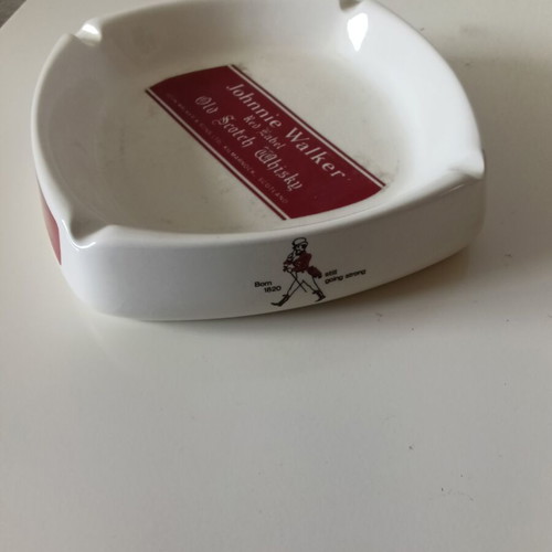 Whisky Ashtray Johnnie Walker Scotch Whisky like new