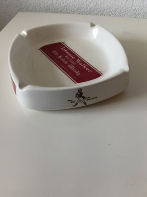 Whisky Ashtray Johnnie Walker Scotch Whisky like new