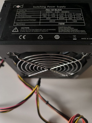 Τροφοδοτικό Nod PSU-107 Black 700W