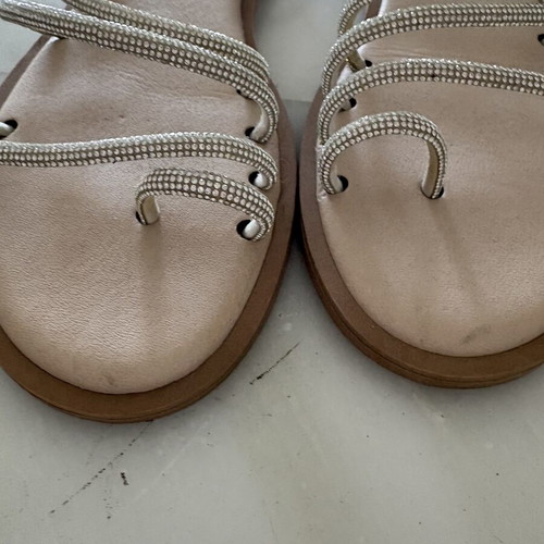 Ioannis silver sandals size 40