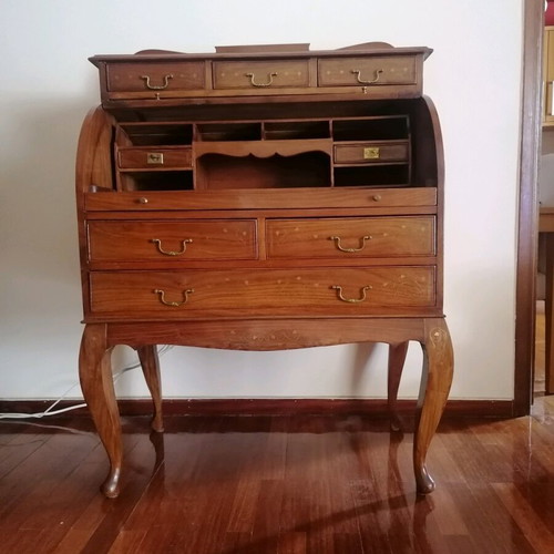 Vintage secretary desk like new solid wood