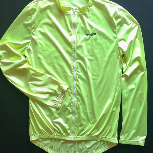 Brunex Swiss Windbreaker Jacket used, XL, yellow