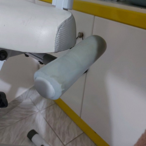 Folding exercise bike used with digital meter
