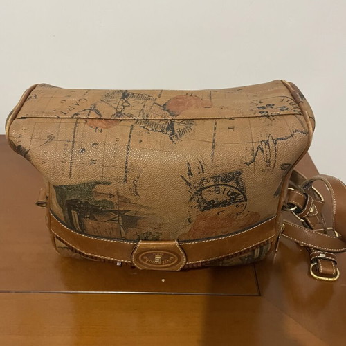 Vintage Guy Laroche leather shoulder bag like new, brown