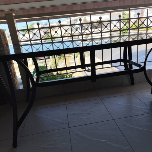 Balcony garden table 150x90 used, very good condition