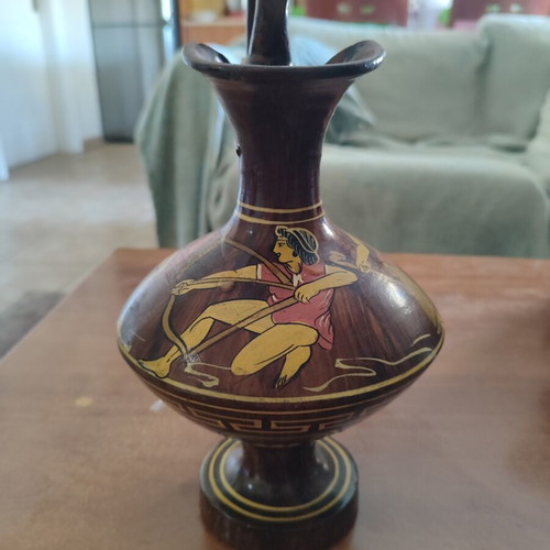 Red-Figure Ancient Greek Decorative Vase like new
