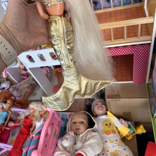 Retro Barbie Mermaid 1995 Jewel Hair