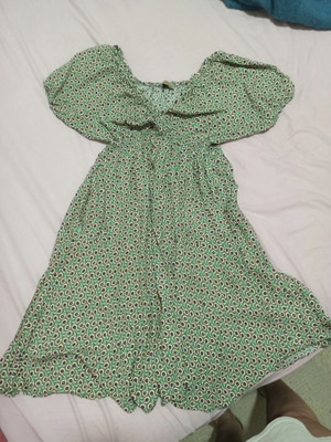 Caramella floral off-shoulder dress No XL, plus size