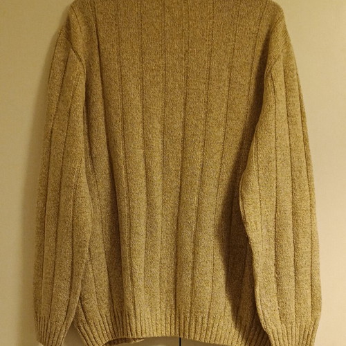 Glenfield men's wool sweater beige size XXL like new