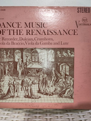 Dance Music of the Renaissance vinyl used, classical genre