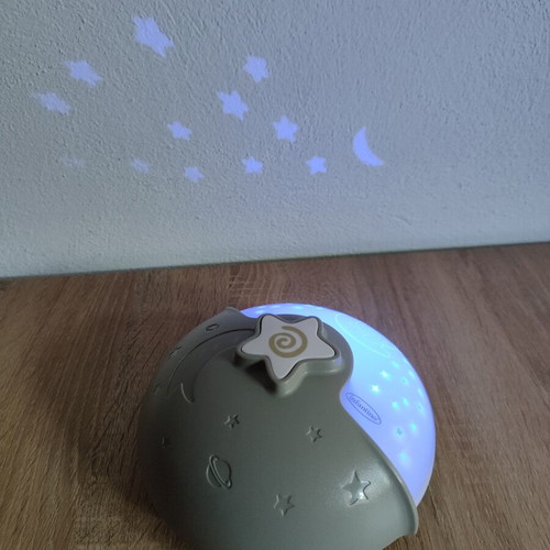 Infantino Rotating Baby Projector Lamp used with Star Projection and Sounds