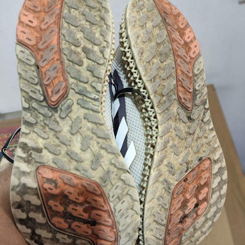 Adidas 4D sneakers used, size 44.5, white and beige