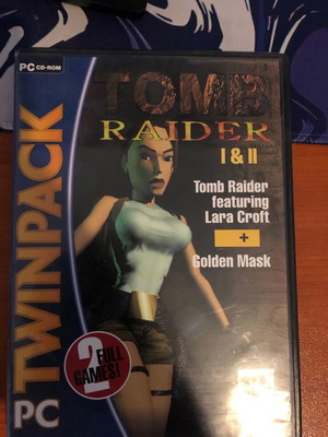 Tomb Raider I & II with Golden Mask for PC like new