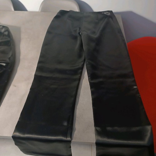 Black satin suit set used