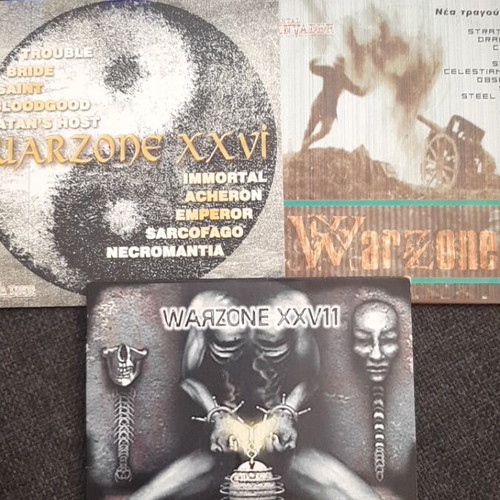 Warzone 3 CD set from Metal Invader like new, metal genre
