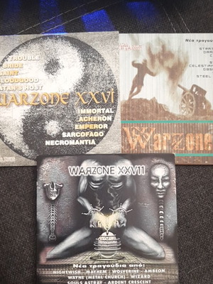 Warzone 3 CD set from Metal Invader like new, metal genre