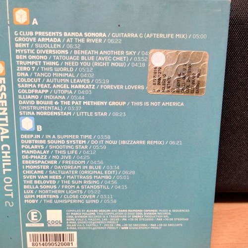 Essential Chill Out 2 CD used with surface scratches