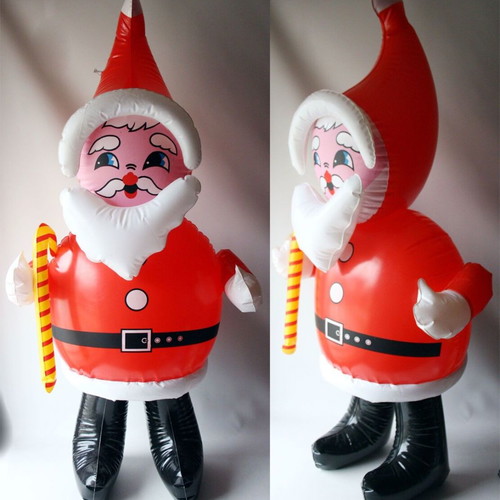 Vintage 80's Large Inflatable Santa Claus 112cm New