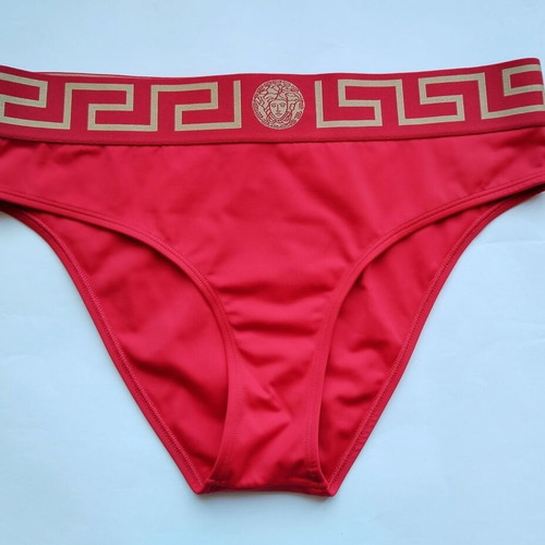 Versace Greek Key Medusa bikini bottoms new, size L