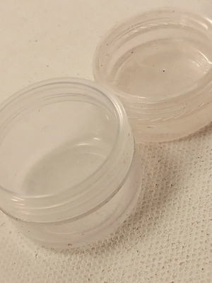 Miniature jars like new, set of 2 pieces