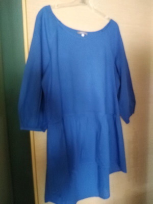 Blue blouse size Large like new