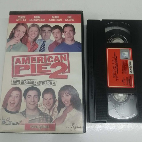 American Pie 2 VHS like new, comedy with subtitles