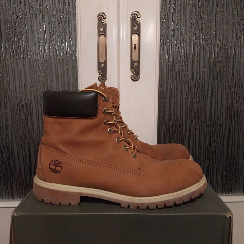 Μποτάκια Timberland 6-inch μεταχειρισμένα, καφέ, μέγεθος 46