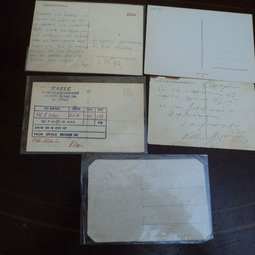 Humor and Cartoons postcards used, 16 Greek and foreign from last century