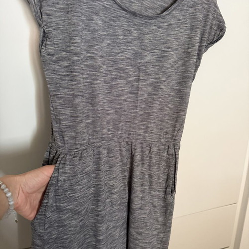 H&M casual dress Small gray used