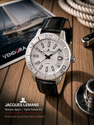 Jacques Lemans Miami Sport Yacht Panda Edition men's watch