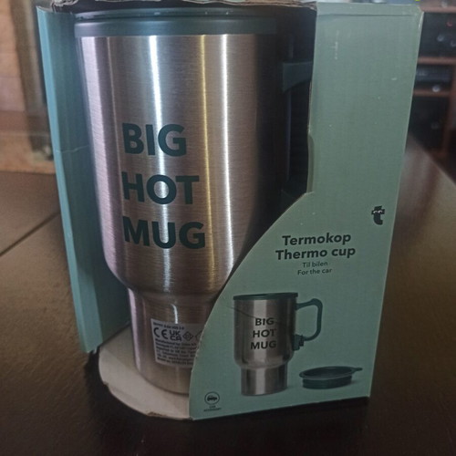 Car Thermo Mug with USB Cable new