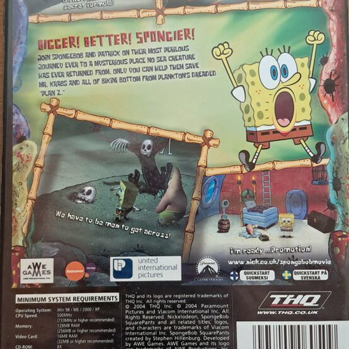 Far Cry 4 and SpongeBob SquarePants The Movie PC CD-ROM bundle like new
