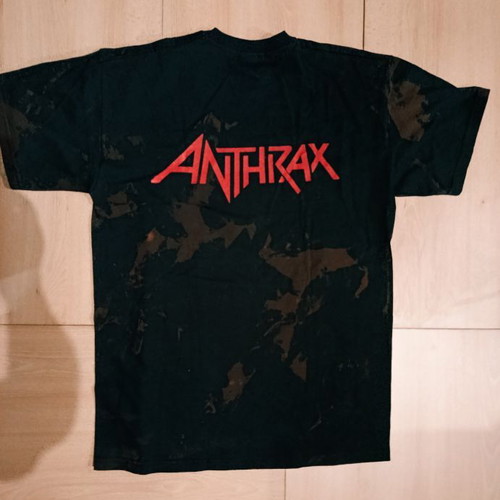 Anthrax fashion t-shirt new, 100% cotton, size M, black