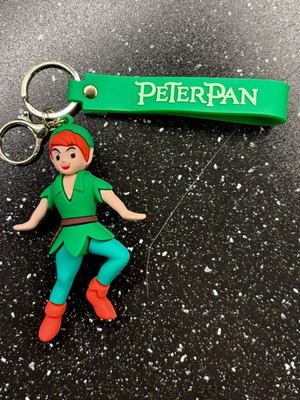 Peter Pan keychain like new for bag or pendant