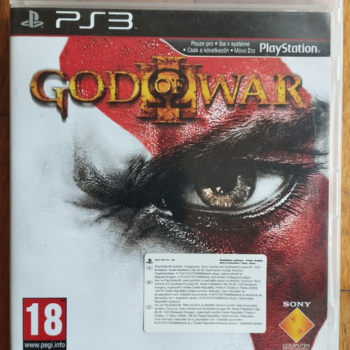 God of War 3 PS3 game used, Greek version, complete