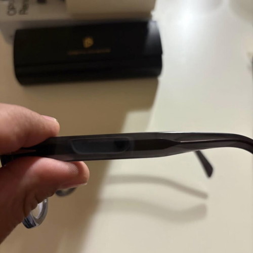 David Beckham eyeglass frame used, black