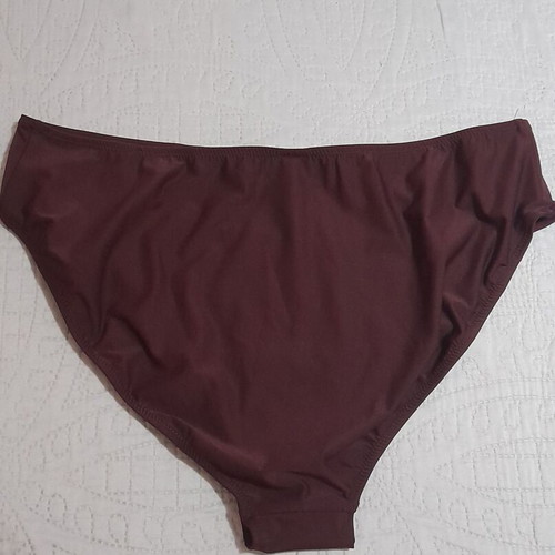 Solano women's bikini bottom new, burgundy, size XL
