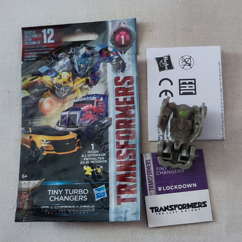 Transformers Lockdown figure like new, Tiny Turbo Changers Wave 1
