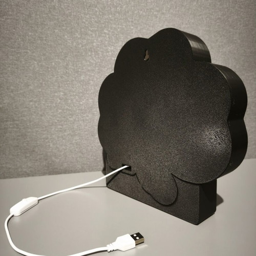 3D Printed Lamp with Panathinaikos Symbol like new