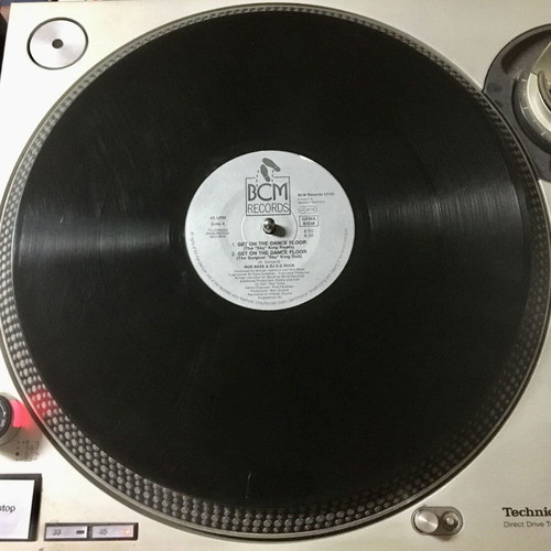 Rob Base & D.J.E-Z Rock Get On The Dance Floor vinyl used, 12", 45 RPM
