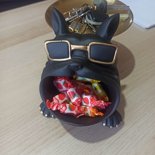 Decorative Bulldog Dog New With Sunglasses
