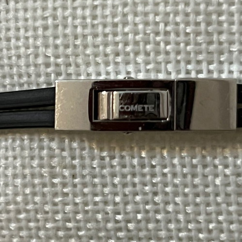 Comete men's bracelet like new, black and silver