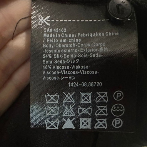 Maison Scotch black silk blend dress