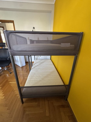 Bunk bed with mattresses, IKEA Tuffing frame