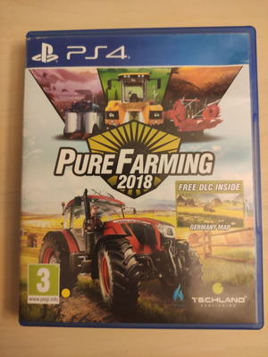 Pure Farming 2018 PS4 game used, compatible with PS5