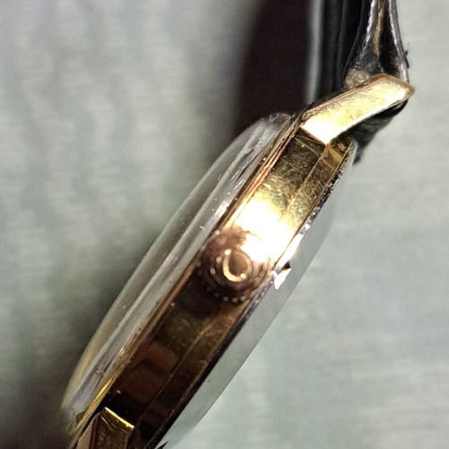 Omega Seamaster 30 wristwatch, gold plated, men's, 33mm