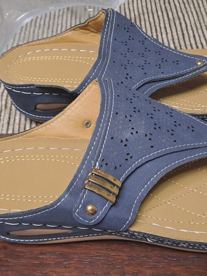 Sandals No Name new, size 38.5, blue
