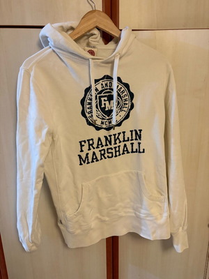 Franklin & Marshall unisex sweatshirt like new, size small, white