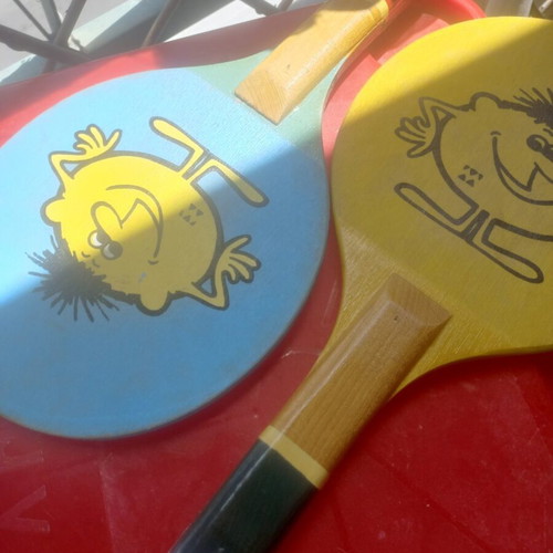 Vintage wooden rackets PIMI Marinopoulos set of 2 like new