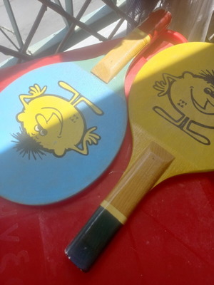 Vintage wooden rackets PIMI Marinopoulos set of 2 like new
